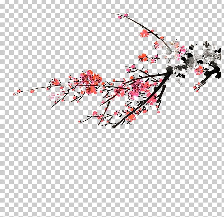 Plum Blossom Flower Computer Network PNG, Clipart, Bloom, Branch, Branches, Cherry Blossom, Computer Free PNG Download