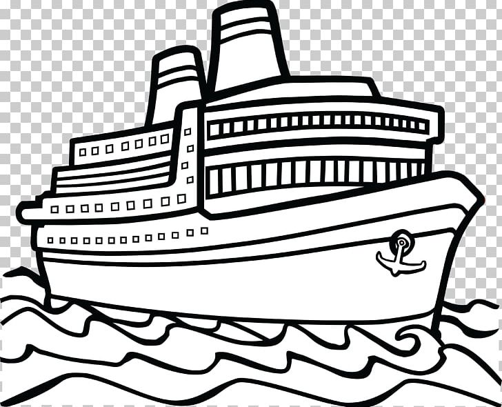 Ship Line Art PNG, Clipart, Black And White, Boat, Boating, Carnival Cruise Line, Clip Art Free PNG Download