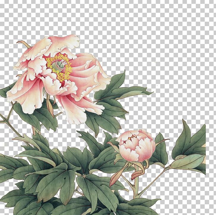 Chinese Painting Peony Gongbi Art PNG, Clipart, Artificial Flower, Chinese Style, Flower, Flower Arranging, Flowers Free PNG Download