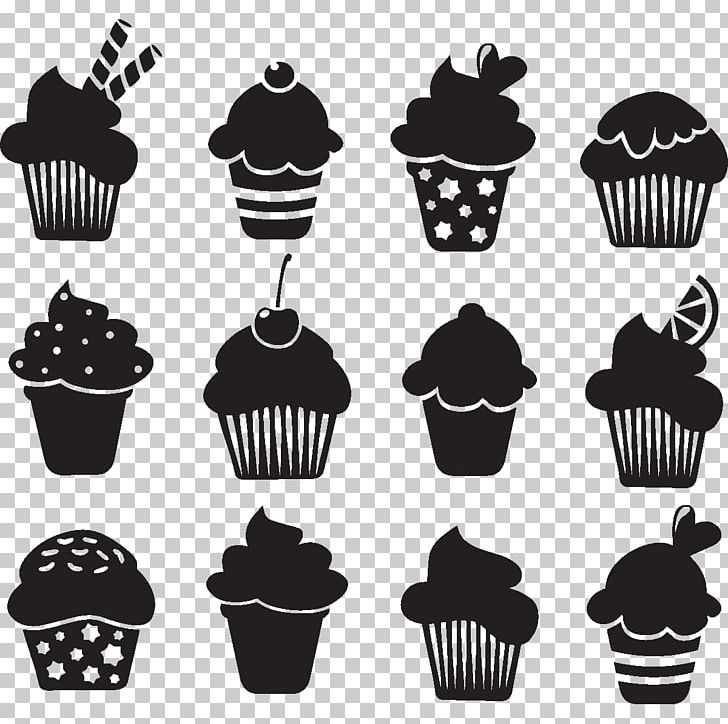 Cupcakes And Muffins Cupcakes And Muffins Silhouette PNG, Clipart, Animals, Black And White, Brand, Cake, Computer Icons Free PNG Download