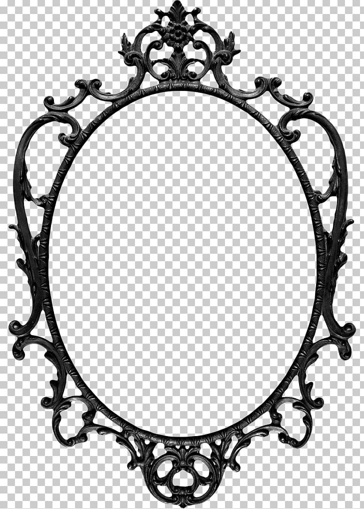 Frames Vintage Clothing Mirror Drawing PNG, Clipart, Antique, Black And White, Body Jewelry, Circle, Clip Art Free PNG Download