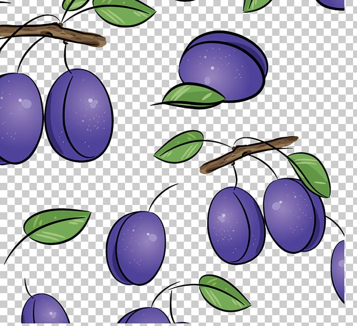 Plum Drawing Illustration PNG, Clipart, Blueberries, Blueberry, Branch, Cartoon, Cartoon Fruit Free PNG Download