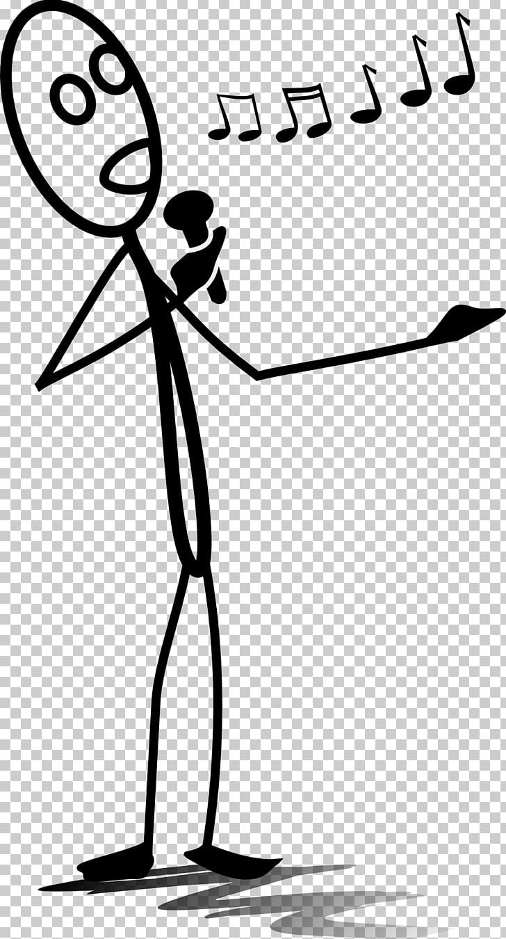 Stick Figure Singing Music PNG, Clipart, Angle, Area, Art, Artwork, Black And White Free PNG Download