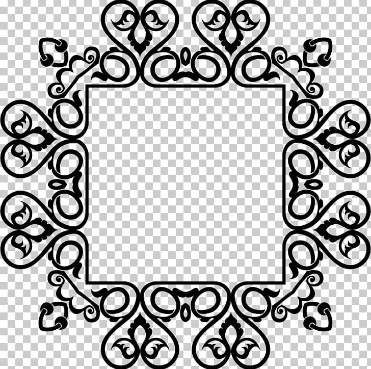 Frames Floral Design Art PNG, Clipart, Art, Black And White, Circle, Computer Icons, Decorative Free PNG Download