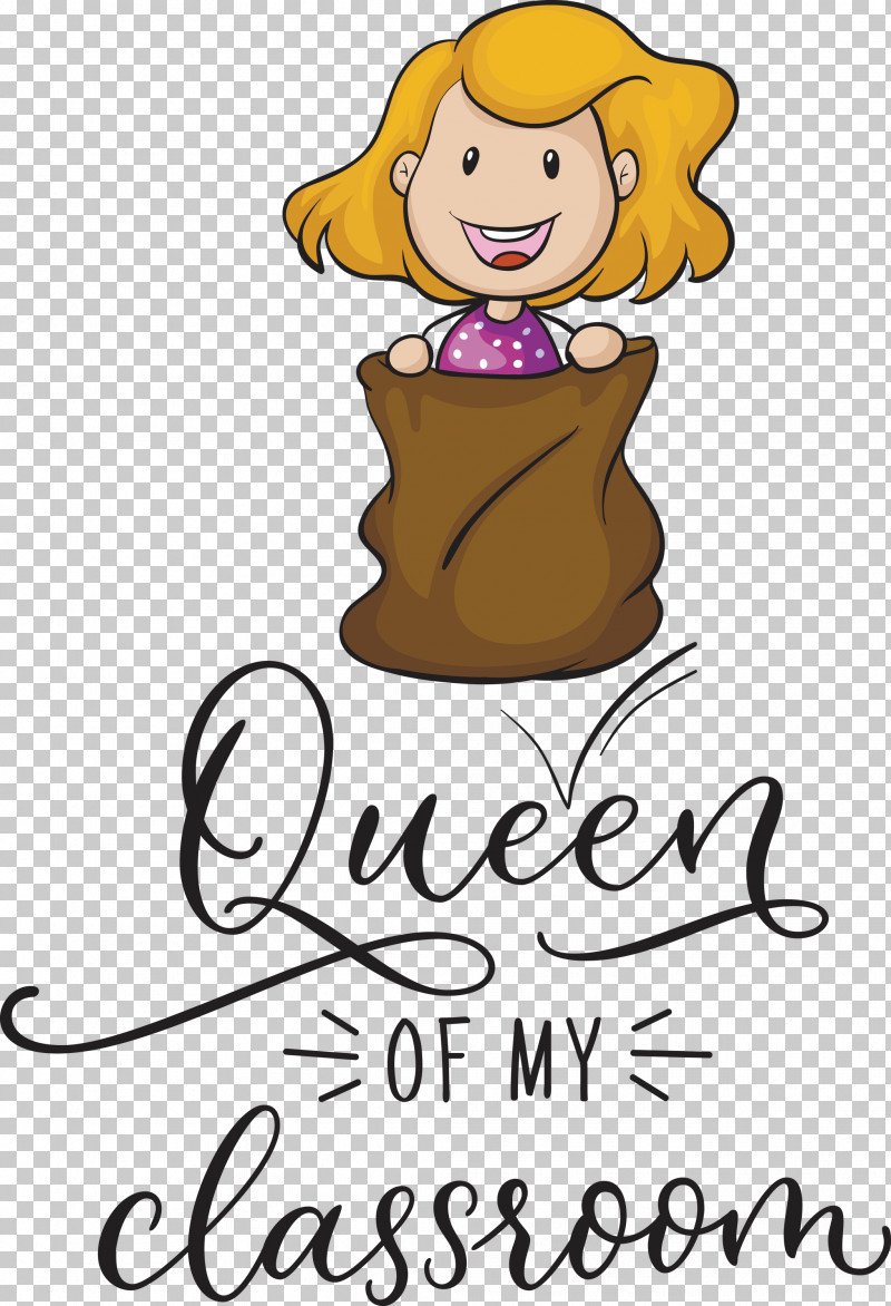 QUEEN OF MY CLASSROOM Classroom School PNG, Clipart, Behavior, Cartoon, Character, Classroom, Happiness Free PNG Download