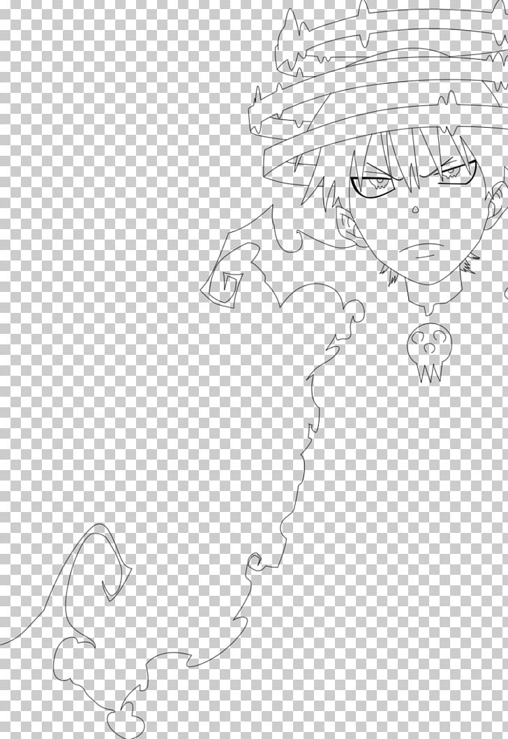 Soul Eater Evans Death The Kid Line Art Sketch PNG, Clipart, Angle, Area, Arm, Artwork, Black Free PNG Download