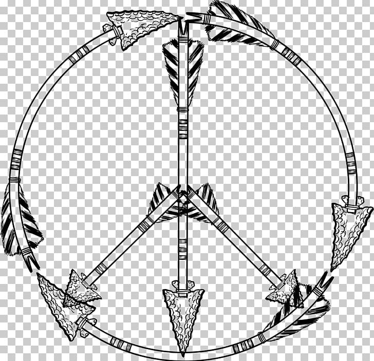 Line Art Peace Symbols Sign PNG, Clipart, Arrow, Art, Black And White, Body Jewelry, Circle Free PNG Download