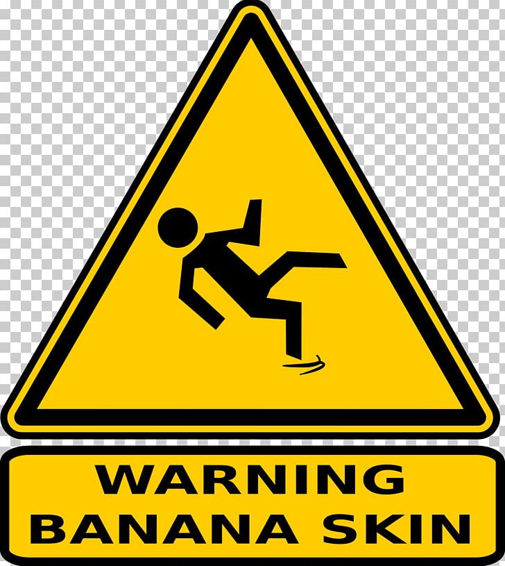 Banana Peel Warning Sign PNG, Clipart, Angle, Area, Banana, Banana Peel, Brand Free PNG Download