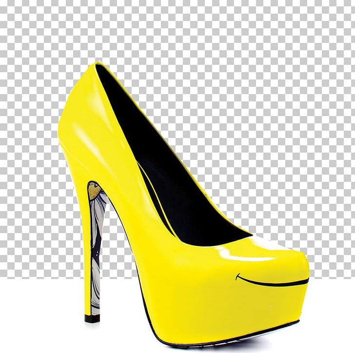 High-heeled Shoe Stiletto Heel Yellow Mule PNG, Clipart, Ballet Flat, Basic Pump, Brand, Bridal Shoe, Clog Free PNG Download