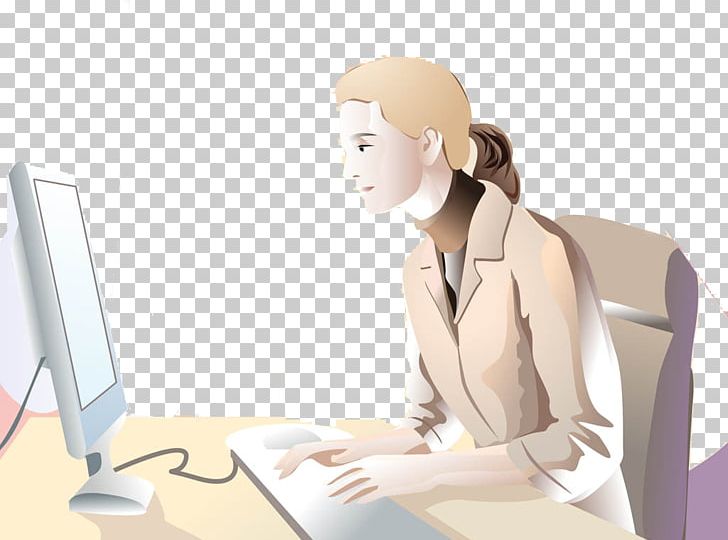 Laptop Computer PNG, Clipart, Business, Business Woman, Cartoon, Cartoon Character, Cartoon Computer Free PNG Download