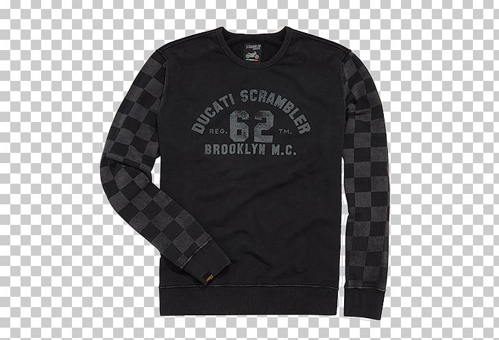 Sleeve T-shirt Sweater Bluza PNG, Clipart, Black, Black M, Bluza, Brand, Ducati Free PNG Download