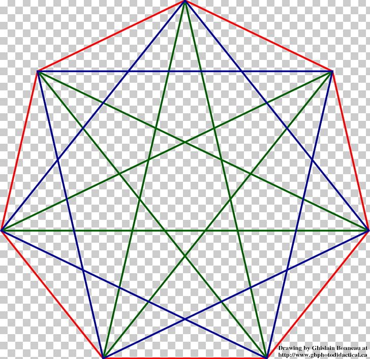 Heptagon Regular Polygon Diagonal Heptagram PNG, Clipart, Angle, Area, Circle, Diagonal, Dihedral Group Free PNG Download