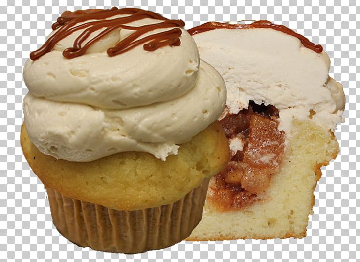 Ice Cream Caramel Apple Cupcake Muffin PNG, Clipart, Apple, Baking, Buttercream, Cake, Caramel Free PNG Download