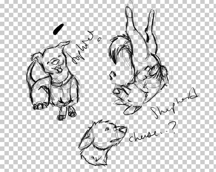 Canidae Thumb Sketch Hare Illustration PNG, Clipart, Angle, Arm, Artwork, Black, Canidae Free PNG Download