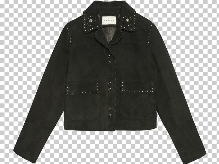 Leather Jacket T-shirt Tracksuit Denim PNG, Clipart, Black, Button, Clothing, Coat, Denim Free PNG Download