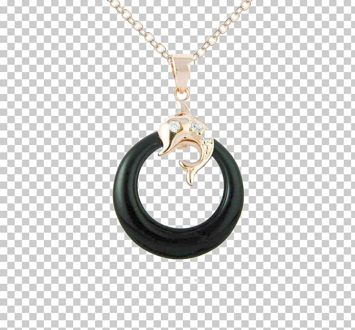 Necklace Pendant Dolphin PNG, Clipart, Background Black, Black, Black Background, Black Board, Black Hair Free PNG Download
