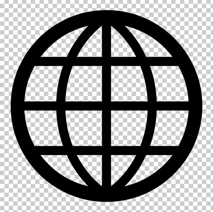 Computer Icons Web Page PNG, Clipart, Area, Black And White, Circle, Computer Icons, Globe Free PNG Download