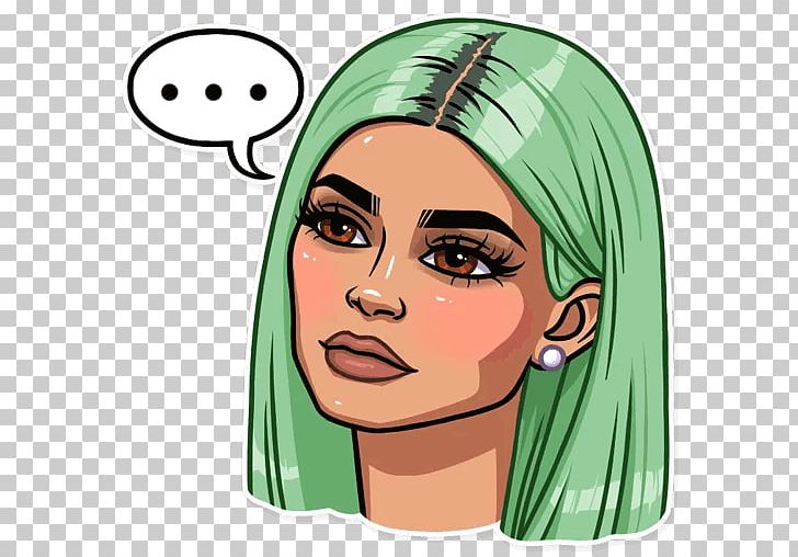 Kylie Jenner Keeping Up With The Kardashians Sticker Eye PNG, Clipart, Cartoon, Celebrities, Child, Face, Fictional Character Free PNG Download