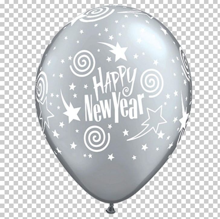 Balloon New Year's Eve Party Gold PNG, Clipart, Free PNG Download