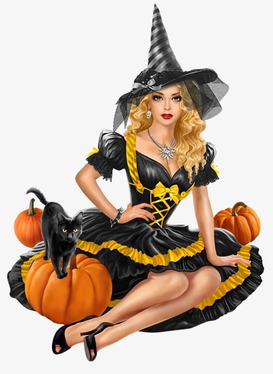 Halloween Pumpkin Witch Creative PNG, Clipart, Black, Black Hat, Creative Clipart, Creative Clipart, Halloween Free PNG Download