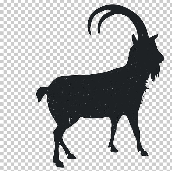 Goat Silhouette Black And White PNG, Clipart, Animals, Anime Character,  Anime Girl, Apple Inclined, Cartoon Free