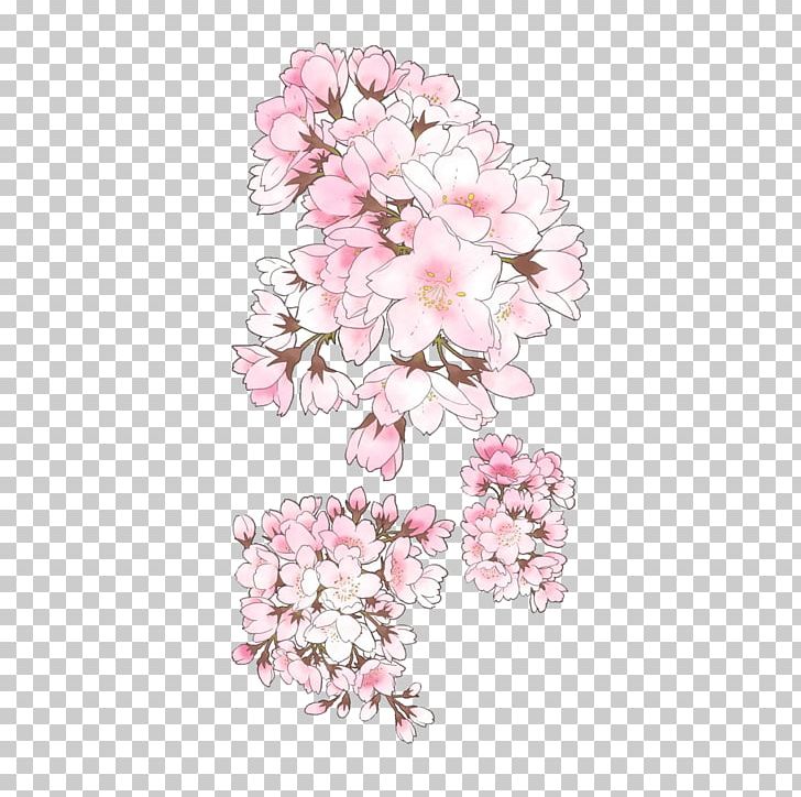 Pixiv Cherry Blossom Drawing Illustration PNG, Clipart, Beautiful Handpainted Cherry Trees, Blossom, Branch, Cartoon, Cherry Free PNG Download