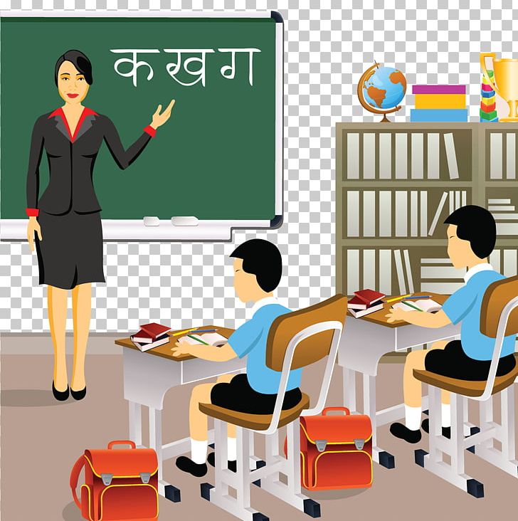 Student Teacher Classroom Lesson PNG, Clipart, Bookshelf, Cartoon, Chair, Class, Desk Free PNG Download