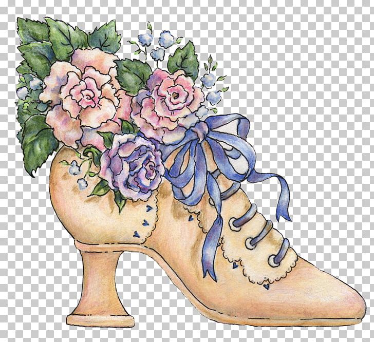 Slipper Floral Design High-heeled Footwear Sandal PNG, Clipart, Accessories, Art, Boot, Floral Design, Flower Free PNG Download