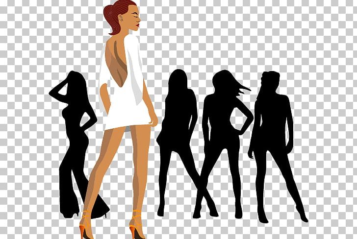Backless Dress Halterneck Silhouette PNG, Clipart, Beautiful Vector ...