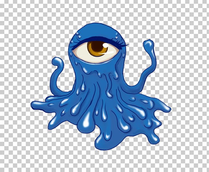 Octopus Electric Blue Cobalt Blue Cephalopod PNG, Clipart, Animal, Blue, Cartoon, Cephalopod, Character Free PNG Download