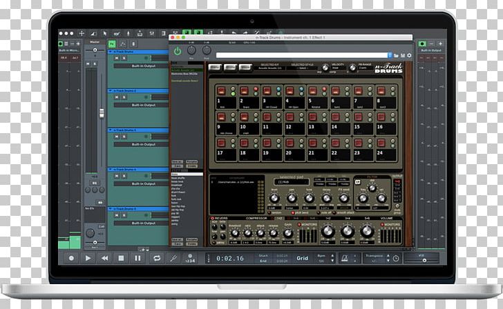 Audio Mixers N-Track Studio Sound Digital Audio Computer Software PNG, Clipart, Acoustic Guitar, Audio Equipment, Digital Audio, Digital Audio Workstation, Drum Free PNG Download