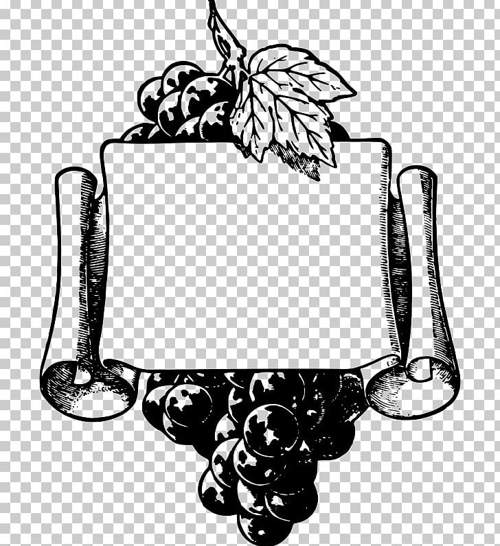 Wine Common Grape Vine Frames PNG, Clipart, Artwork, Black And White, Border, Clip Art, Common Grape Vine Free PNG Download
