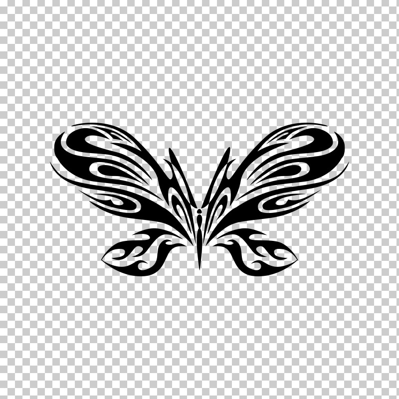 Butterfly Leaf Moths And Butterflies Pollinator Stencil PNG, Clipart, Blackandwhite, Butterfly, Leaf, Logo, Moths And Butterflies Free PNG Download