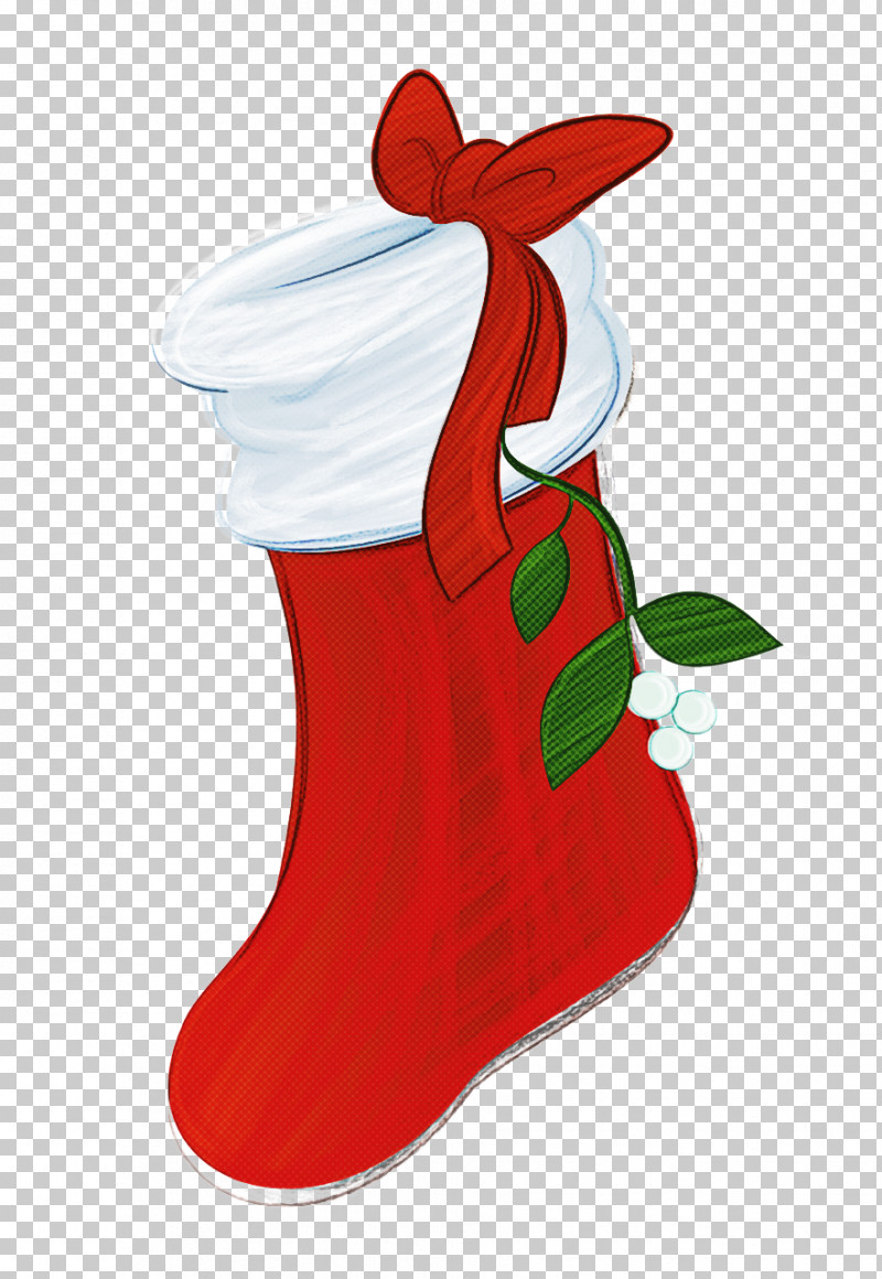 Christmas Stocking PNG, Clipart, Christmas Decoration, Christmas Stocking, Footwear, Interior Design, Plant Free PNG Download