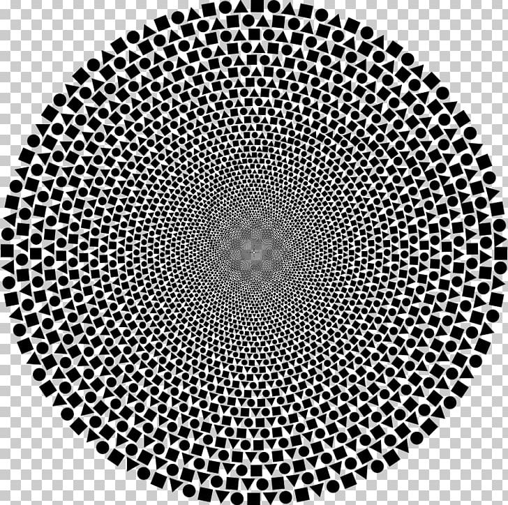 Circle Fractal Halftone Pattern PNG, Clipart, Abstract, Area, Art, Black And White, Circle Free PNG Download
