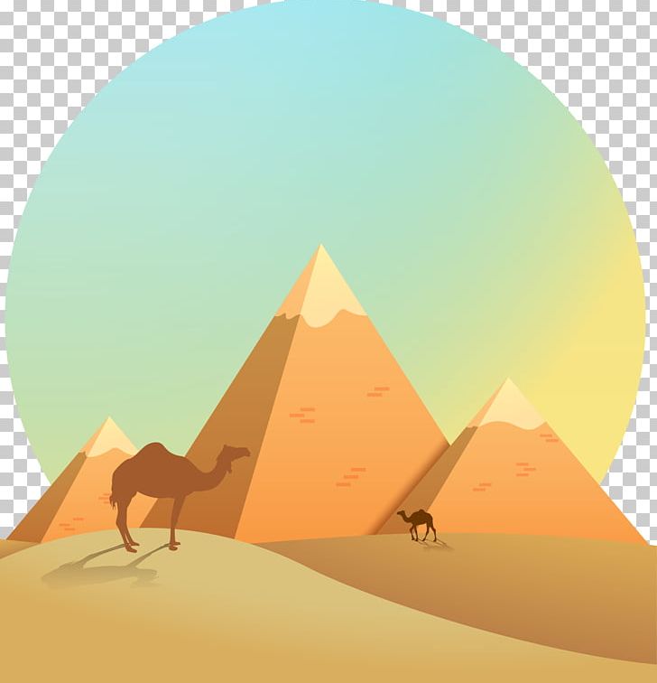 Egyptian Pyramids Ancient Egypt Illustration PNG, Clipart, Art, Background, Camel Like Mammal, Christmas Decoration, Clothing Free PNG Download