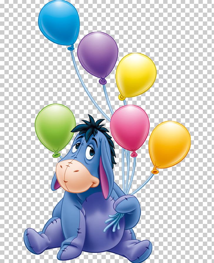 Eeyore's Birthday Party Winnie The Pooh Piglet Tigger PNG, Clipart, Balloon, Birthday, Cartoon, Computer Wallpaper, Disneys Pooh Friends Free PNG Download