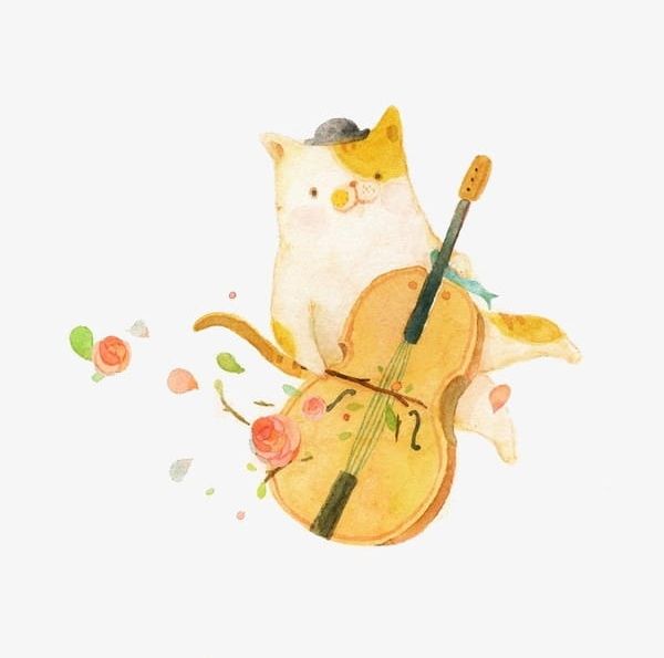 Kitten And Violin PNG, Clipart, Cartoon, Fairy, Fairy Tale, Kitten Clipart, Lovely Free PNG Download