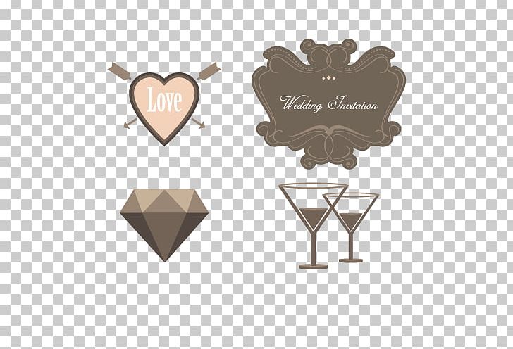 Wedding Invitation Cocktail Euclidean PNG, Clipart, Brand, Brown, Champagne, Decorative Patterns, Diamond Free PNG Download