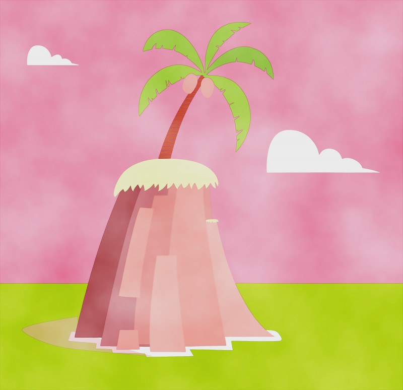 Pink M PNG, Clipart, Beach, Cartoon Tree, Paint, Palm Tree, Pink M Free PNG Download