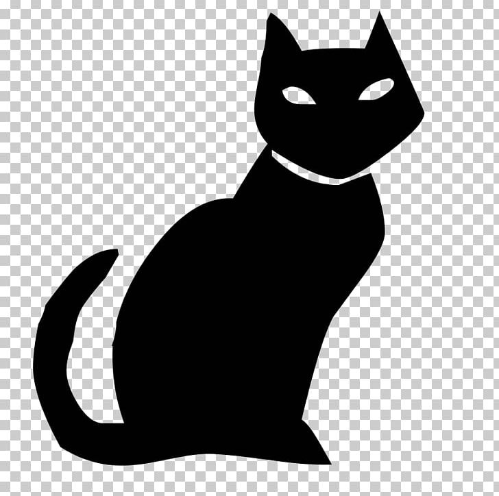 Black Cat Halloween PNG, Clipart, Animals, Animation, Bla, Black, Black And White Free PNG Download