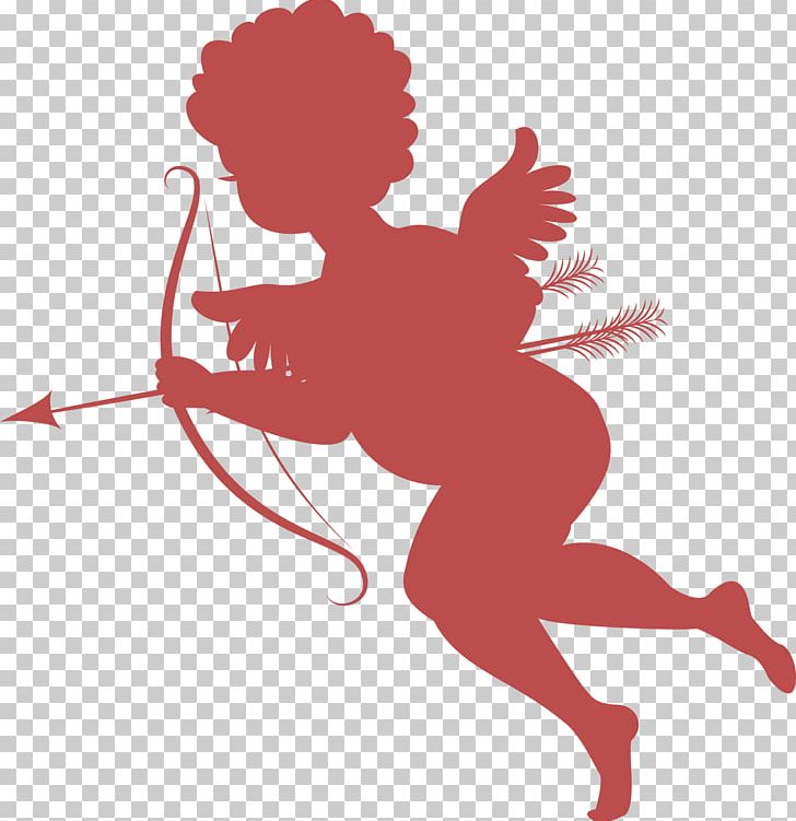 Cupid Silhouette PNG, Clipart, Art, Cupid, Decorative, Decorative Pattern, Dig Free PNG Download