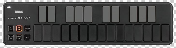 Korg PadKontrol KORG NanoKey2 MIDI Controllers MIDI Keyboard PNG, Clipart, Audio, Controller, Digital Piano, Electronic Device, Electronics Free PNG Download