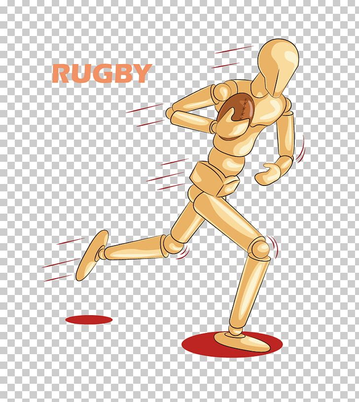 Rugby Football Illustration PNG, Clipart, Arm, Art, Ball, Blockhead, Cartoon Free PNG Download