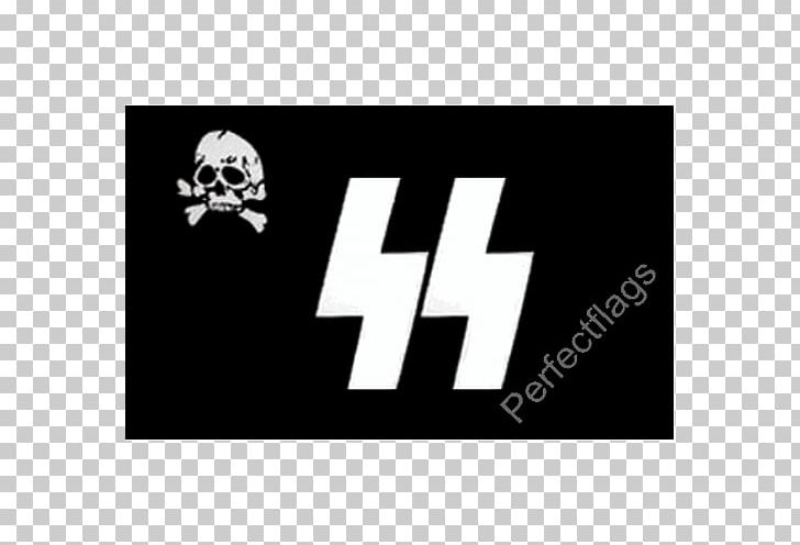 Nazi Germany Totenkopf Flag Waffen-SS Schutzstaffel PNG, Clipart, Black, Brand, Computer Wallpaper, Emblem, Fahne Free PNG Download