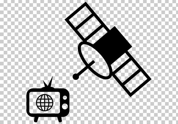 Satellite Television Logo Ground Station PNG, Clipart, Angle, Area, Black, Black And White, Communications Satellite Free PNG Download