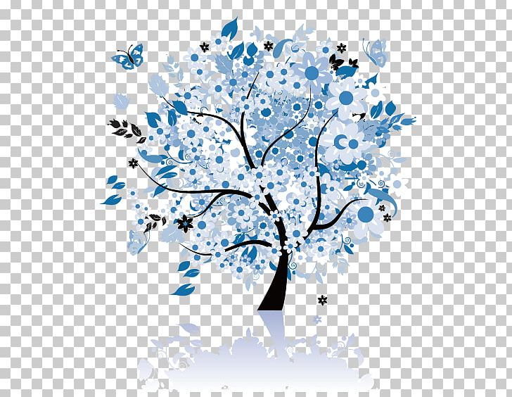 Butterfly Tree PNG, Clipart, Autumn, Autumn Tree, Blossom, Blue, Branch Free PNG Download