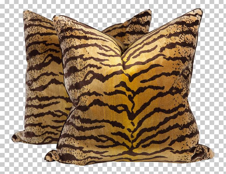 Tiger Throw Pillows Silk Dupioni Textile PNG, Clipart, Animals, Big Cats, Carnivoran, Cushion, Down Feather Free PNG Download