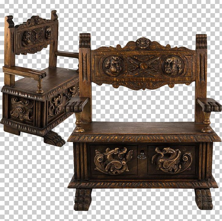 Antique Wood Carving Casket Furniture Chair PNG, Clipart, Antique, Bag, Bench, Casket, Chair Free PNG Download