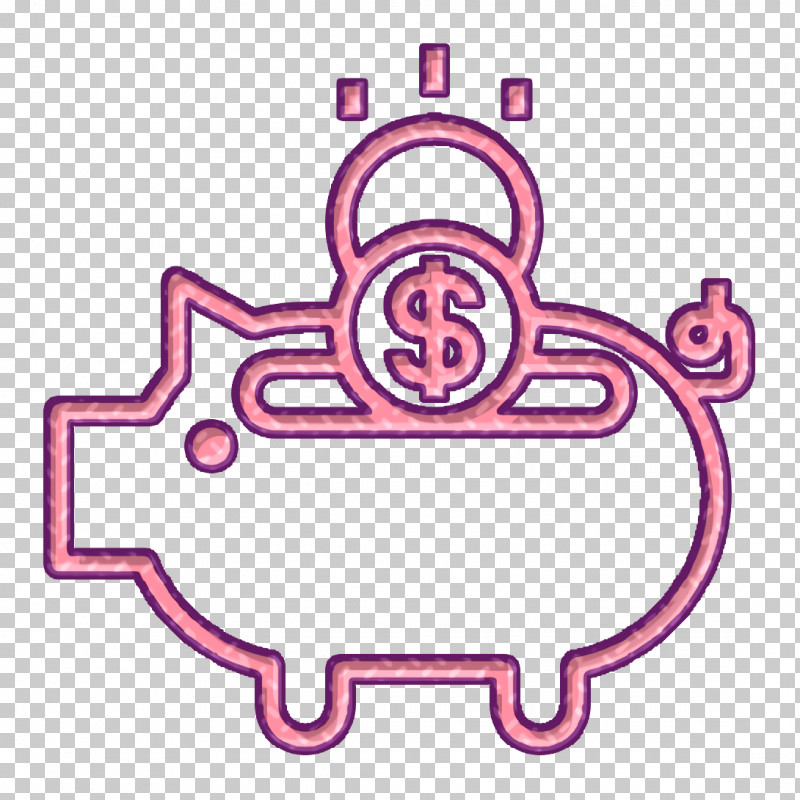 Piggy Bank Icon Payment Icon Save Icon PNG, Clipart, Payment Icon, Piggy Bank Icon, Pink, Save Icon, Sticker Free PNG Download